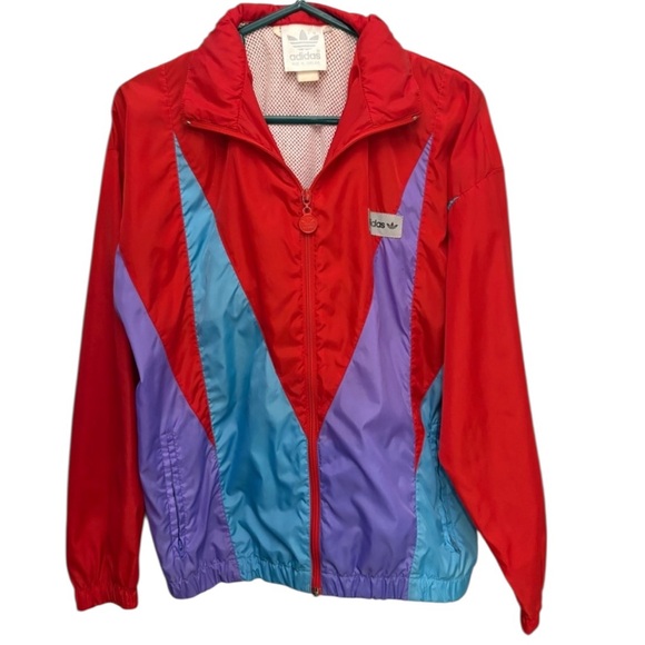adidas Jackets & Blazers - Vintage Adidas color block windbreaker (1990’s)